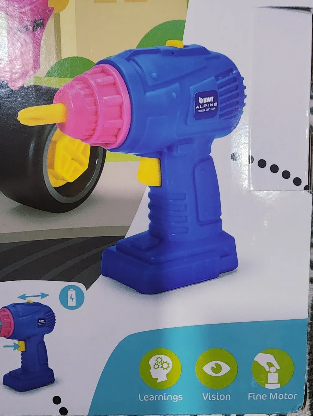 Build-A-Formula Racer Toy - BWT Blue & Pink